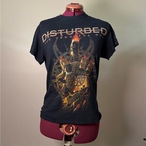 Disturbed The Vengeful One 2016 World Tour Shirt Mens Size Large Metal Band
